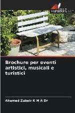 Brochure per eventi artistici, musicali e turistici