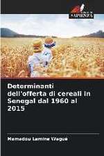 Determinanti dell'offerta di cereali in Senegal dal 1960 al 2015