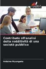 Contributo all'analisi della redditività di una società pubblica