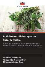 Activité antidiabétique de Setaria italica