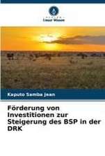 Förderung von Investitionen zur Steigerung des BSP in der DRK