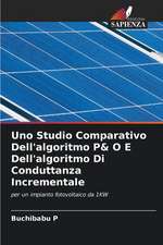 Uno Studio Comparativo Dell'algoritmo P& O E Dell'algoritmo Di Conduttanza Incrementale