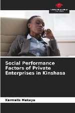 Social Performance Factors of Private Enterprises in Kinshasa