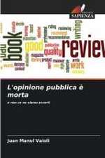 L'opinione pubblica è morta