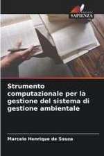 Strumento computazionale per la gestione del sistema di gestione ambientale