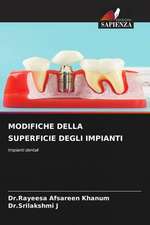 MODIFICHE DELLA SUPERFICIE DEGLI IMPIANTI