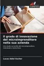 Il grado di innovazione del microimprenditore nella sua azienda