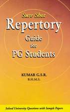 Sure Shot Repertory Guide for PG Students