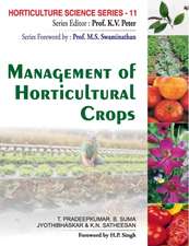 Management of Horticultural Crops