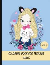 Coloring book for teenage girls