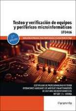 Testeo y Verificación de Equipos y periféricos microinformáticos