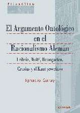 El Argumento Ontológico en el Racionalismo Alemán