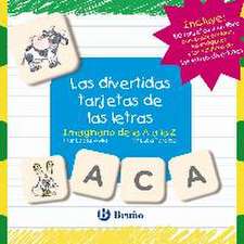 Las divertidas tarjetas de las letras