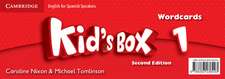 Kid's Box Level 1 Wordcards English for Spanish Speakers