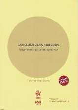 Las cláusulas abusivas : tratamiento sustantivo procesal