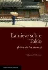 La nieve sobre Tokio : libro de las manos