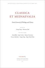 Classica et Mediaevalia Volume 63: Danish Journal of Philology and History