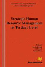 Strategic Human Resource Management at Tertiary Level