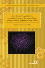 Algorithms and Applications for Academic Search, Recommendation and Quantitative Association Rule Mining