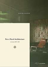 For a Novel Architecture: Cine-Roman 2000-2020