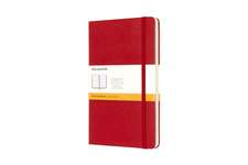 Moleskine Large Ruled Hardcover Notebook Scarlet Red