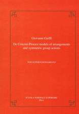 De Concini-Procesi models of arrangements and symmetric group actions