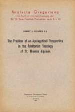 The Problem on an Apologetical Perspective in the Trinitarian Theology of St. Thomas Aquinas