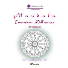 Mandala contenitore dell'Essenza da colorare