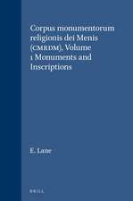 Corpus monumentorum religionis dei Menis (CMRDM), Volume 1 Monuments and Inscriptions