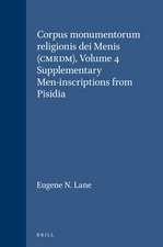 Corpus monumentorum religionis dei Menis (CMRDM), Volume 4 Supplementary Men-inscriptions from Pisidia