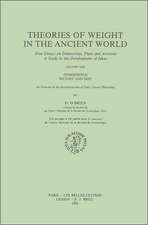 Theories of Weight in the Ancient World: Four Essays on Democritus, Plato and Aristotle. A Study in the Development of Ideas. 1. Democritus: Weight and Size. An Exercise in the Reconstruction of Early Greek Philosophy