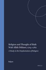 Religion and Thought of Shāh Walī Allāh Dihlawī, 1703–1762