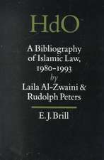 A Bibliography of Islamic Law, 1980-1993