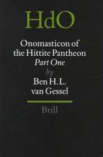 Onomasticon of the Hittite Pantheon (2 vols): Part One & Part Two