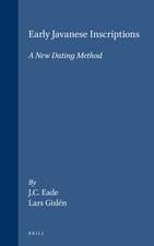 Early Javanese Inscriptions: A New Dating Method