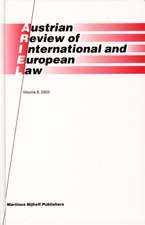 Austrian Review of International and European Law, Volume 8 (2003)