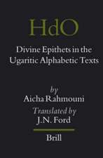 Divine Epithets in the Ugaritic Alphabetic Texts