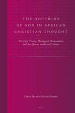 The Doctrine of God in African Christian Thought