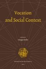 Vocation and Social Context