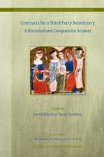 Contracts For a Third-Party Beneficiary: A Historical and Comparative Account