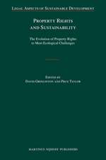 Property Rights and Sustainability: The Evolution of Property Rights to Meet Ecological Challenges