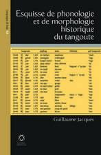 Esquisse de phonologie et de morphologie historique du tangoute