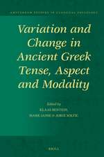 Variation and Change in Ancient Greek Tense, Aspect and Modality