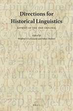 Directions for Historical Linguistics: Reprint of the 1968 original