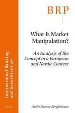 What is Market Manipulation?: An Analysis of the Concept in a European and Nordic Context