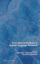 From Data to Evidence in English Language Research