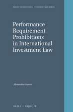 Performance Requirement Prohibitions in International Investment Law