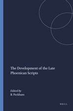 The Development of the Late Phoenican Scripts