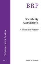 Sociability Associations: A Literature Review