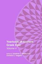 Yearbook of Ancient Greek Epic: Volume 4